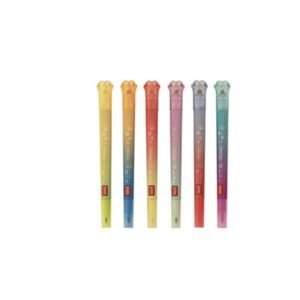 6 FEUTRES DOUBLE POINTE - MEOW - KITTY