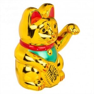 MANEKI NEKO - Chat porte-bonheur or