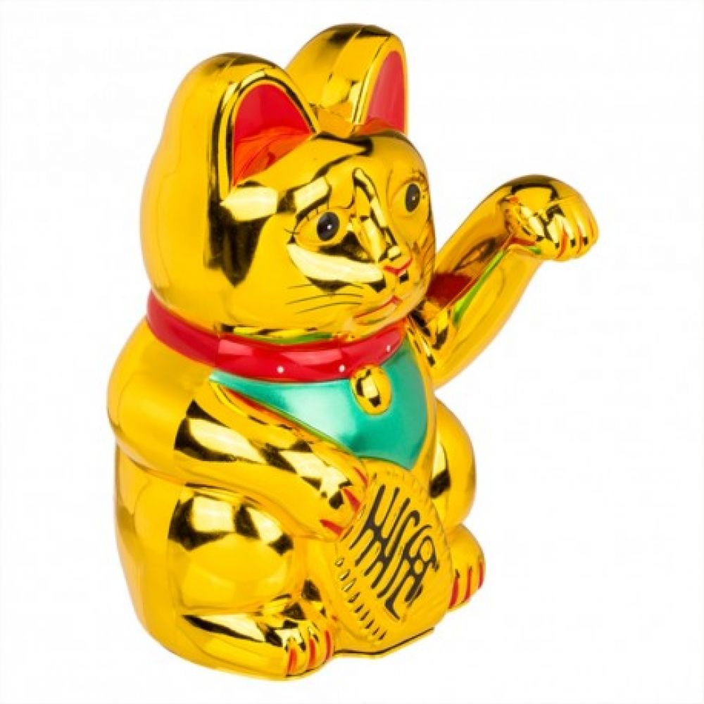 MANEKI NEKO - Chat porte-bonheur or
