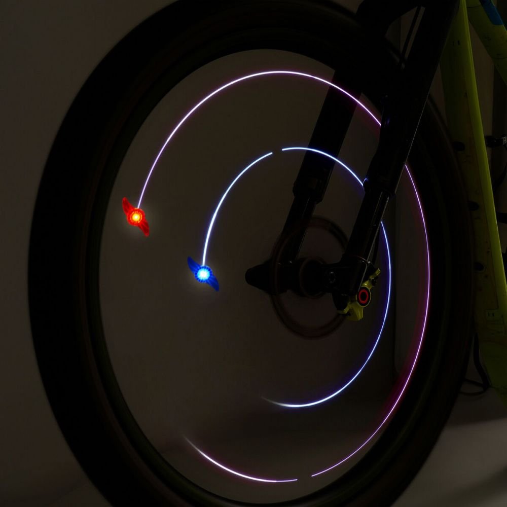 SET DE 2 LAMPES RAYONS DE VÉLO - RIDE & SHINE - SPACE – Image 2