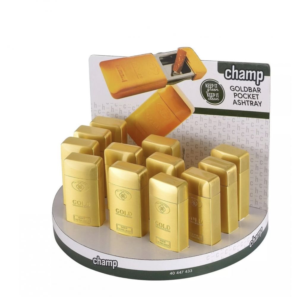 CENDRIER LINGOT D'OR