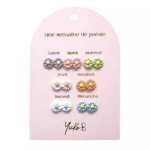 BOUCLES D'OREILLES - UNE SEMAINE DE POÉSIE
