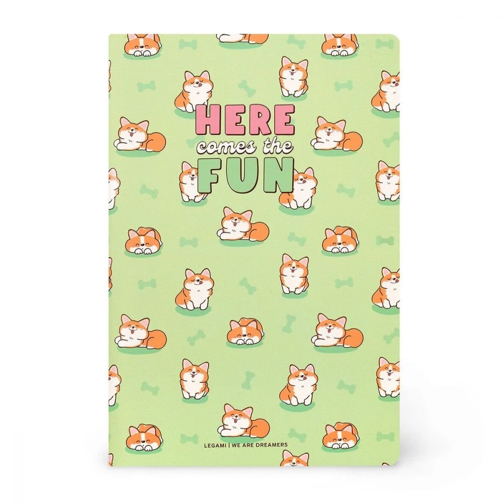 CAHIER PAGES LIGNES - CORGI