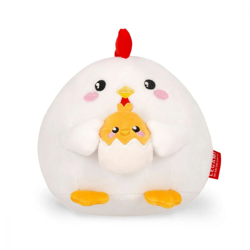 MINI PELUCHE POULE - SUPER SOFT - LEGAMI