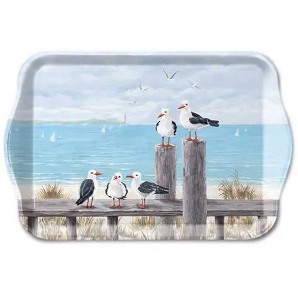 PLATEAU GOELANDS 13X22CM MELAMINE