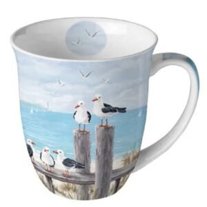 TASSE PORCELAINE 40CL - GOELANDS