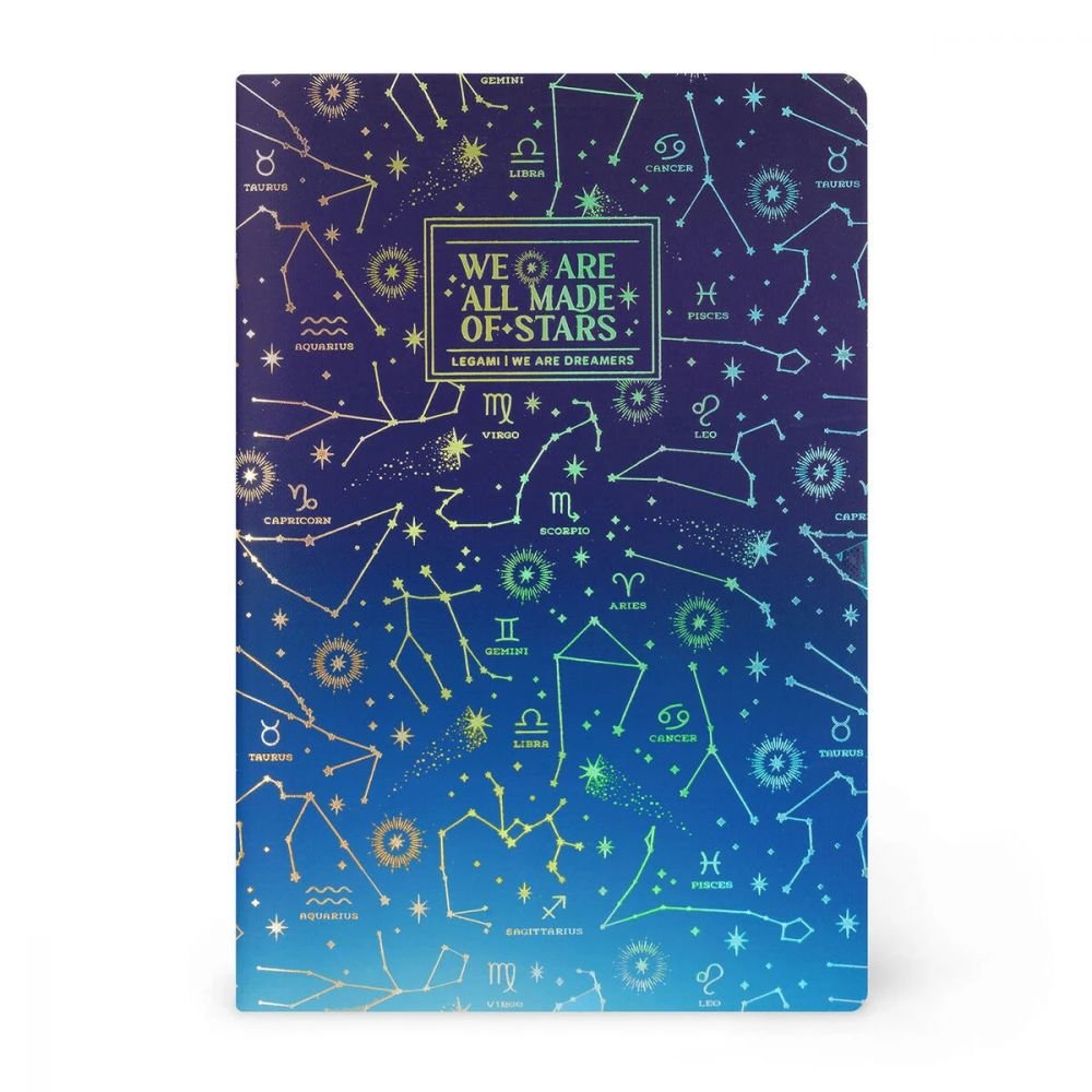 CAHIER A5 PAGES BLANCHES - ETOILES