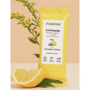 Gel douche verveine et citron rechargeable en poudre à diluer