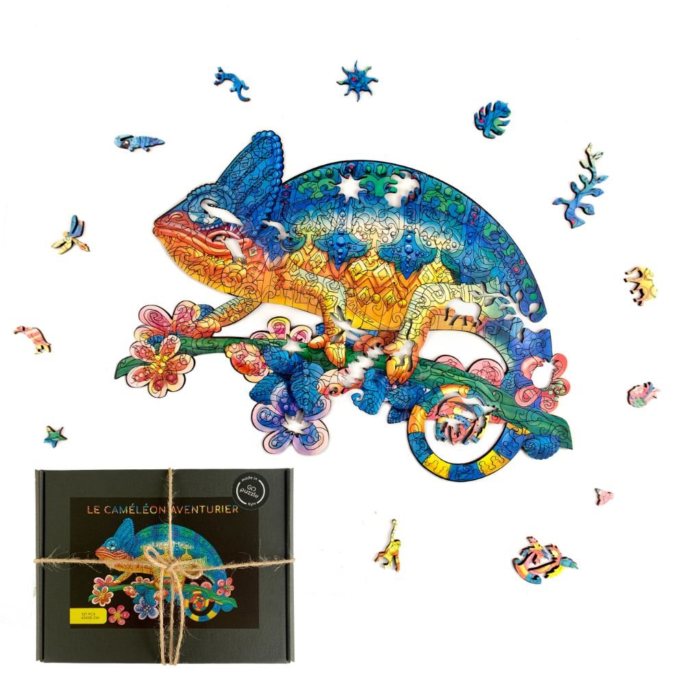 CAMELEON PUZZLE BOIS - COFFRET CARTON