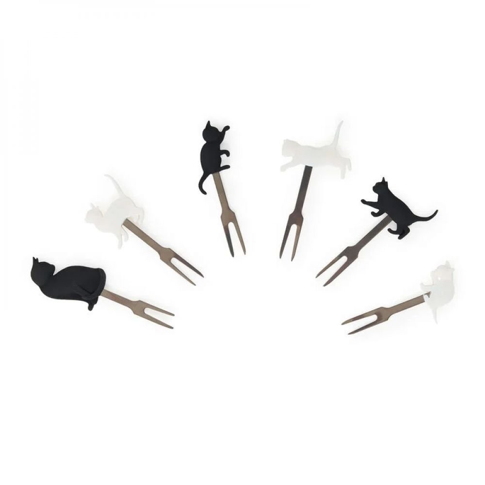 6 FOURCHETTES APERITIVES CHATS