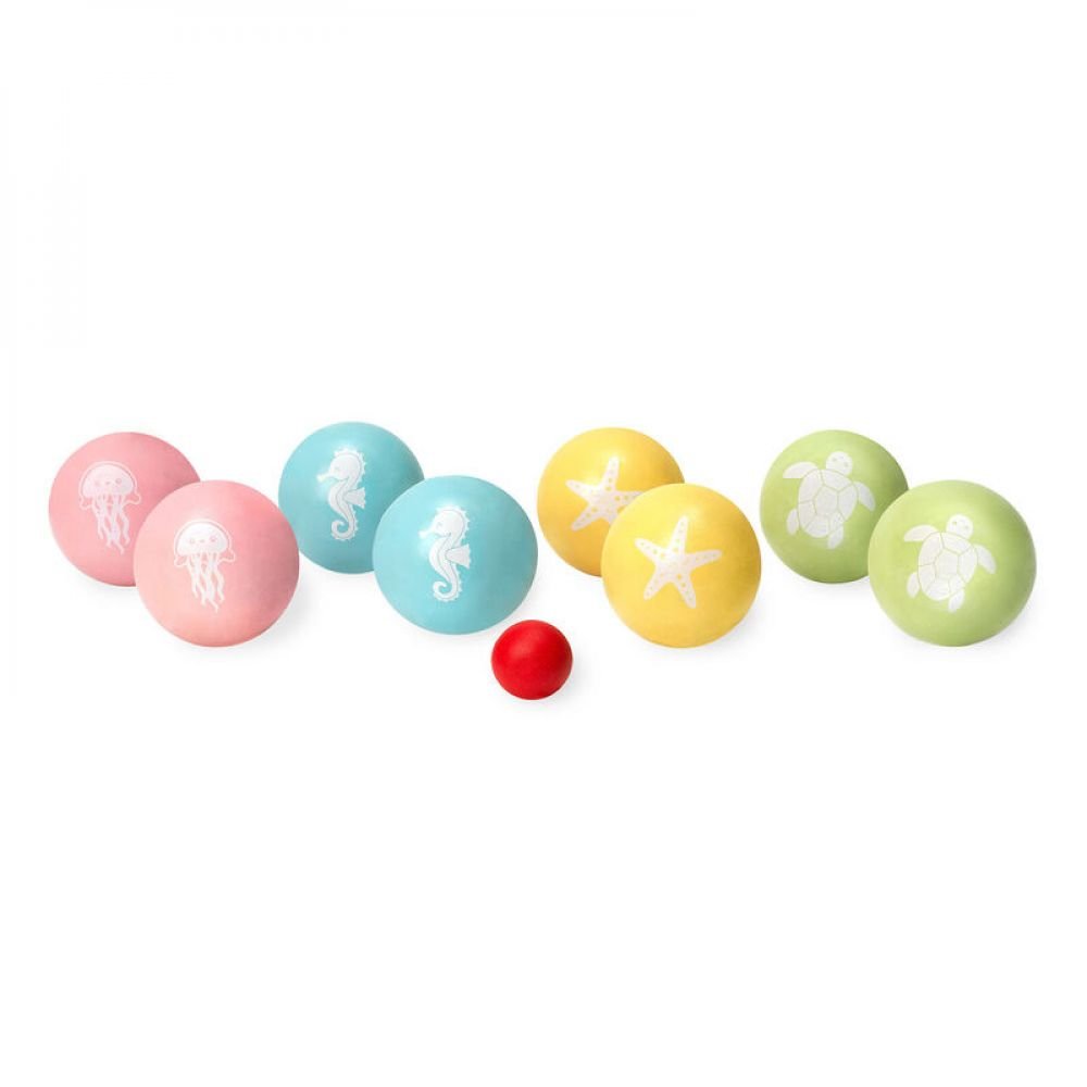 JEU DE PETANQUE EN BOIS