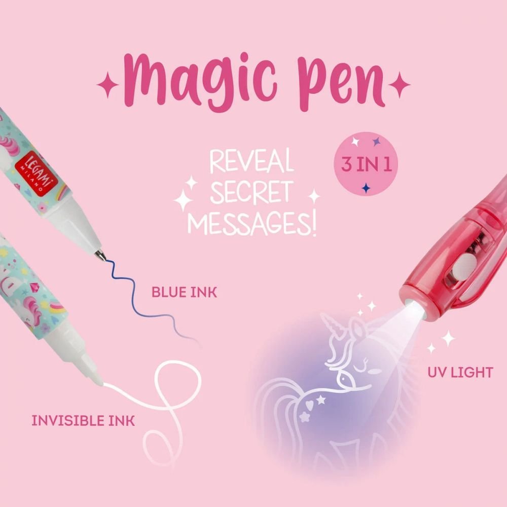 STYLO ENCRE INVISIBLE - LICORNE - LEGAMI – Image 2