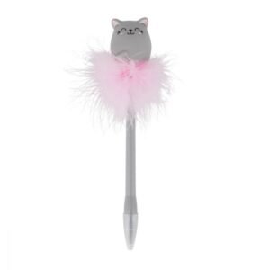 STYLO BILLE LUMINEUX CHAT
