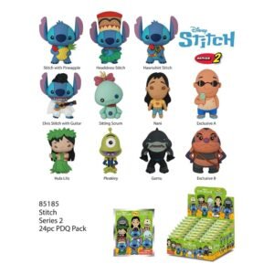 BAG CLIP 3D - DISNEY - Stitch série 02 - Porte clés mystère