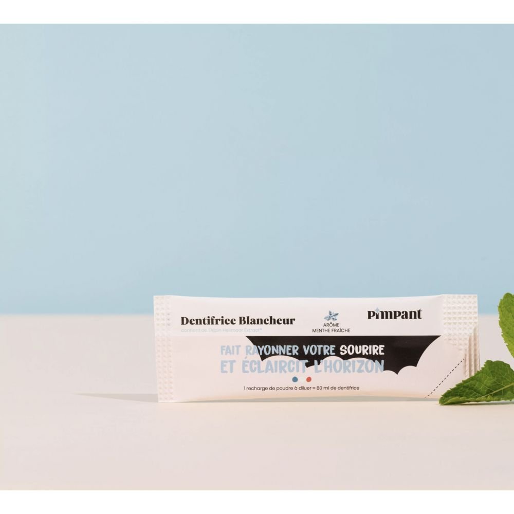 Dentifrice blancheur poudre à diluer 8grs