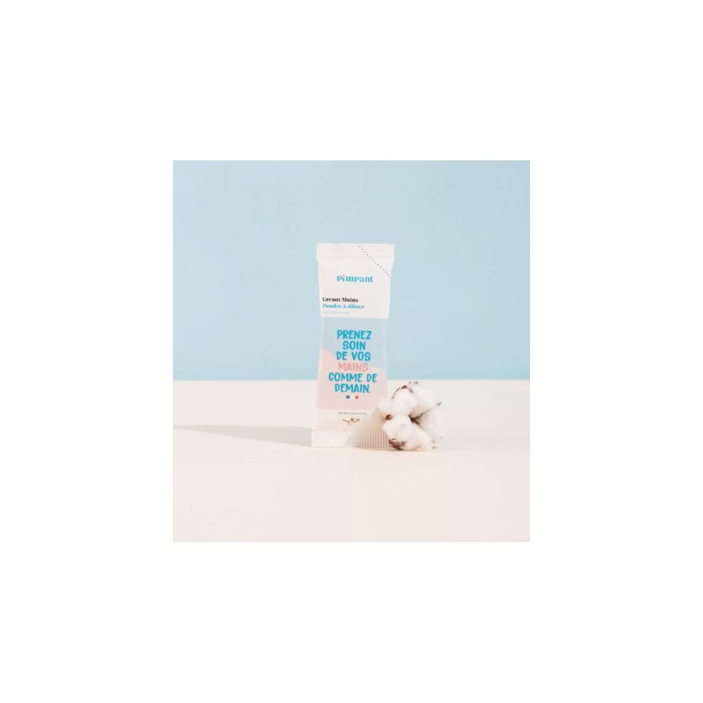 Gel lavant mains fleur de coton poudre à diluer 25 gr