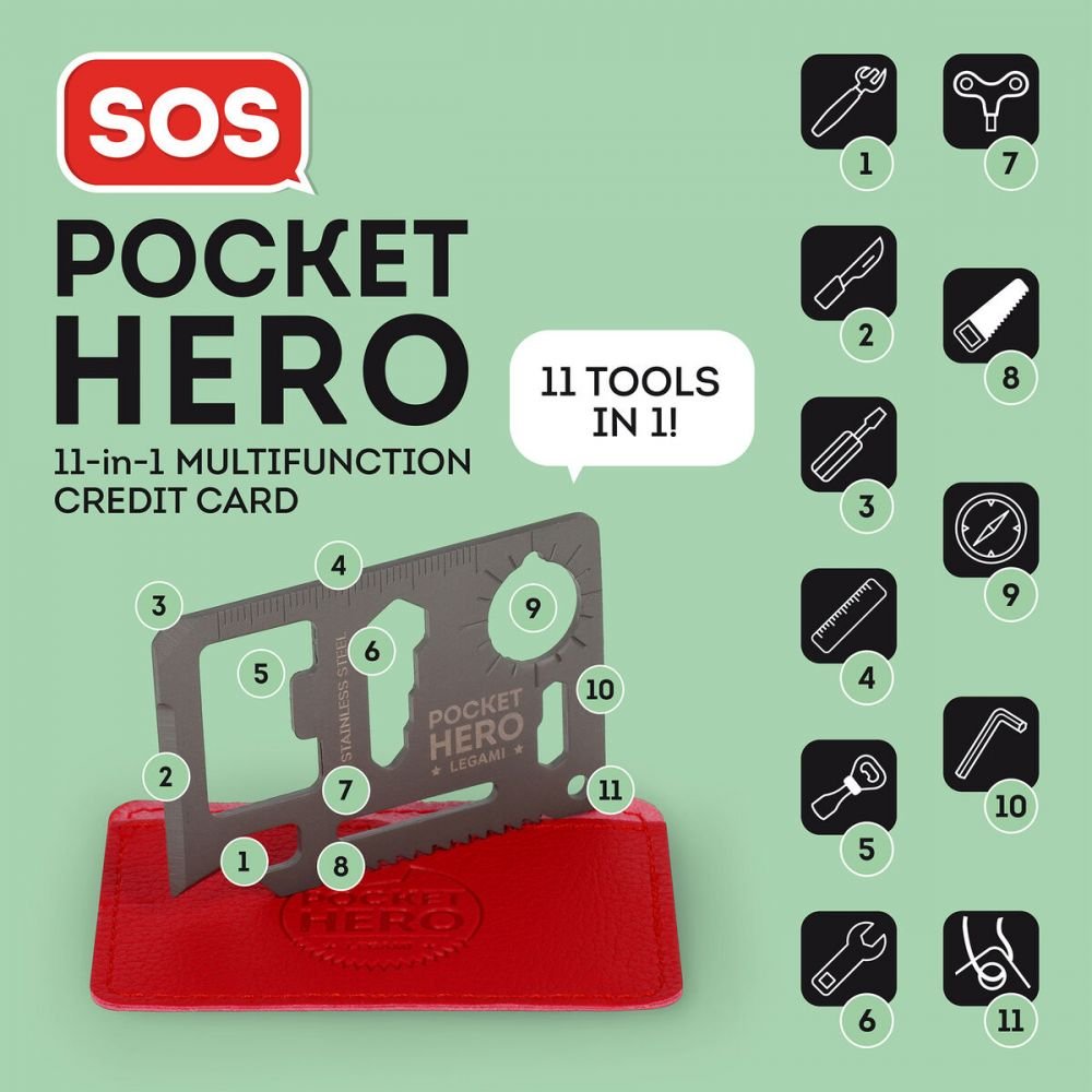 CARTE MULTIFONCTIONS EN ACIER