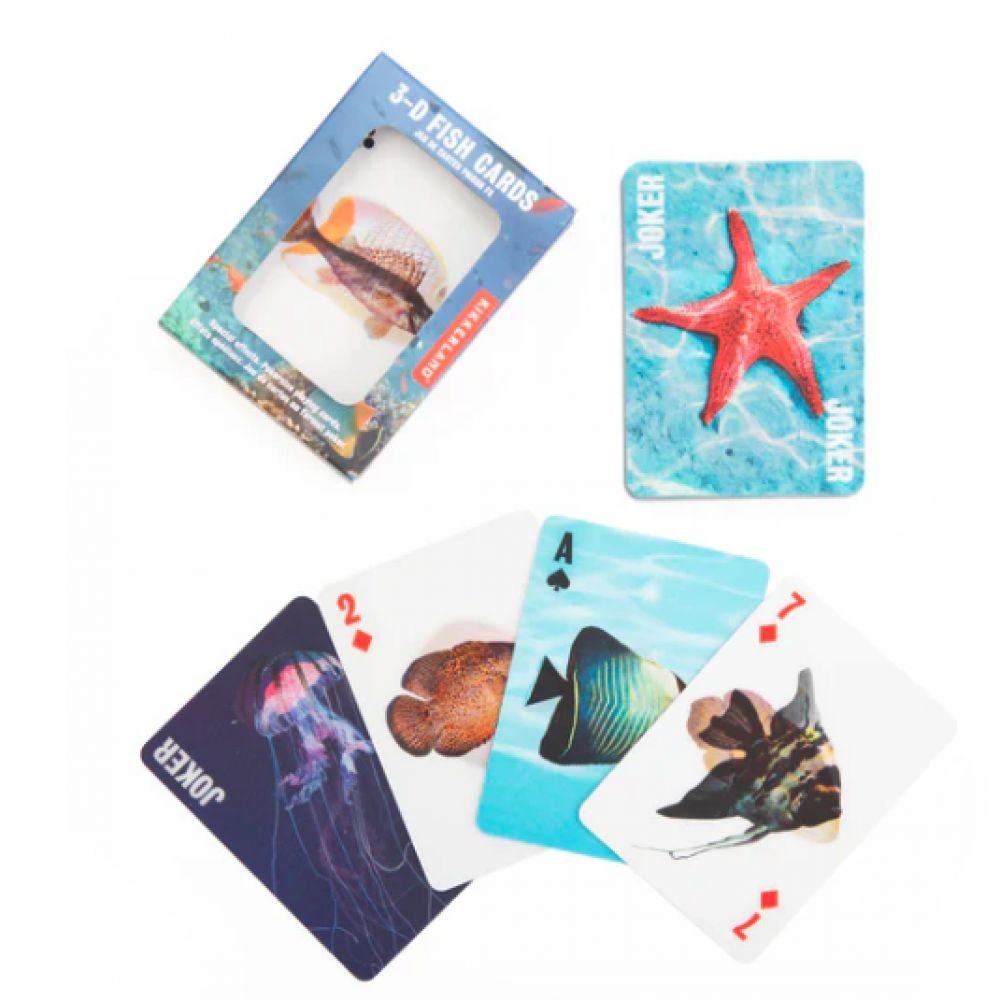 JEU DE CARTES 3D POISSON