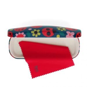 Étui à lunettes COCCINELLE et chiffon de nettoyage