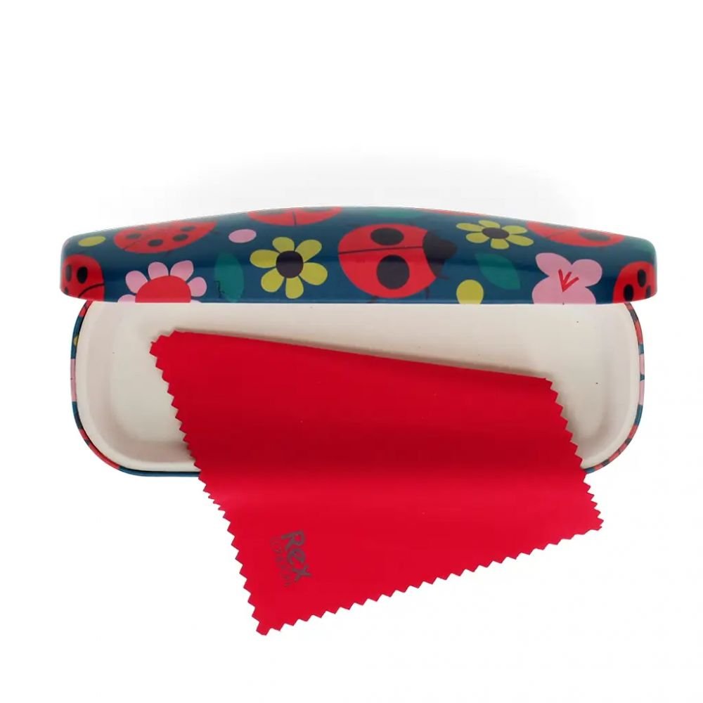 Étui à lunettes COCCINELLE et chiffon de nettoyage