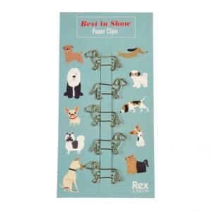 5 Pinces à papier chiens