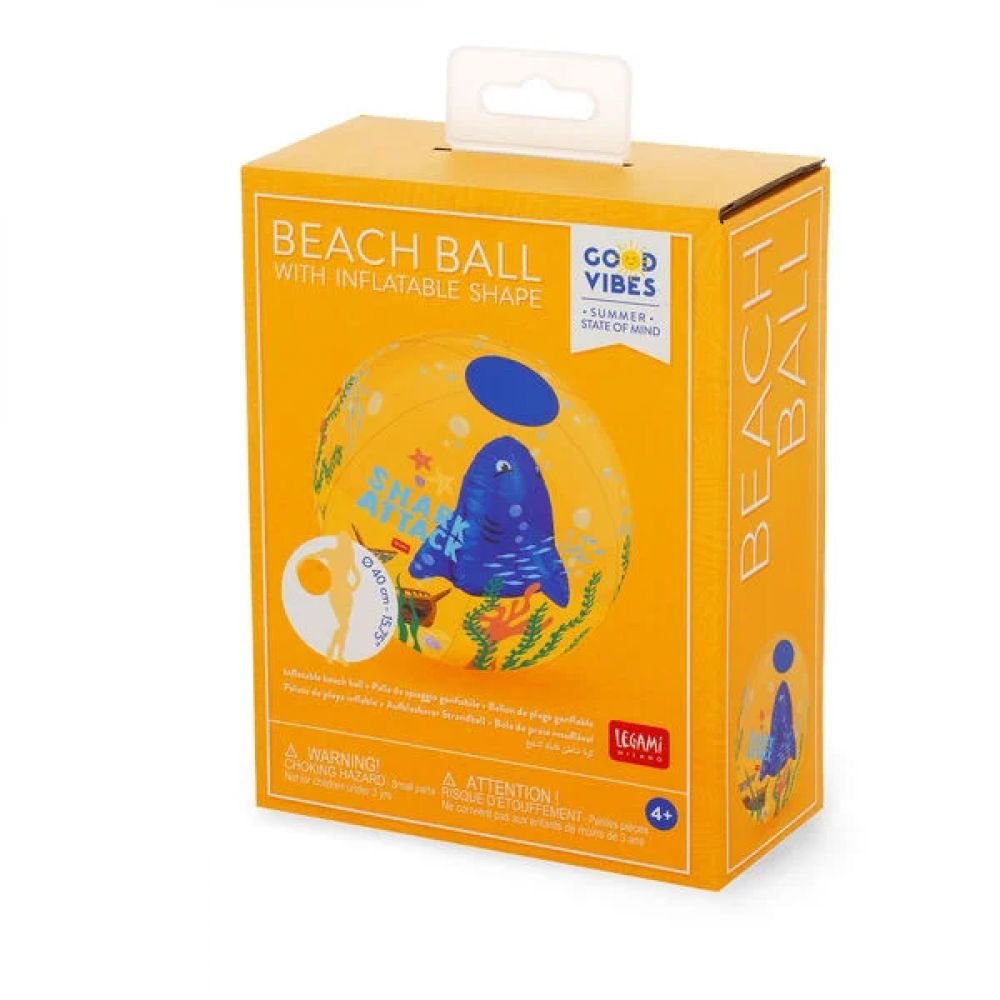 BALLON DE PLAGE GONFLABLE - REQUIN – Image 4