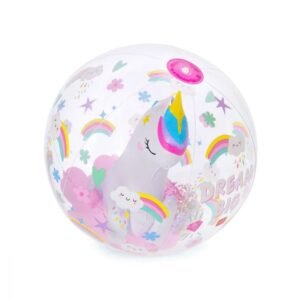 BALLON DE PLAGE GONFLABLE - LICORNE