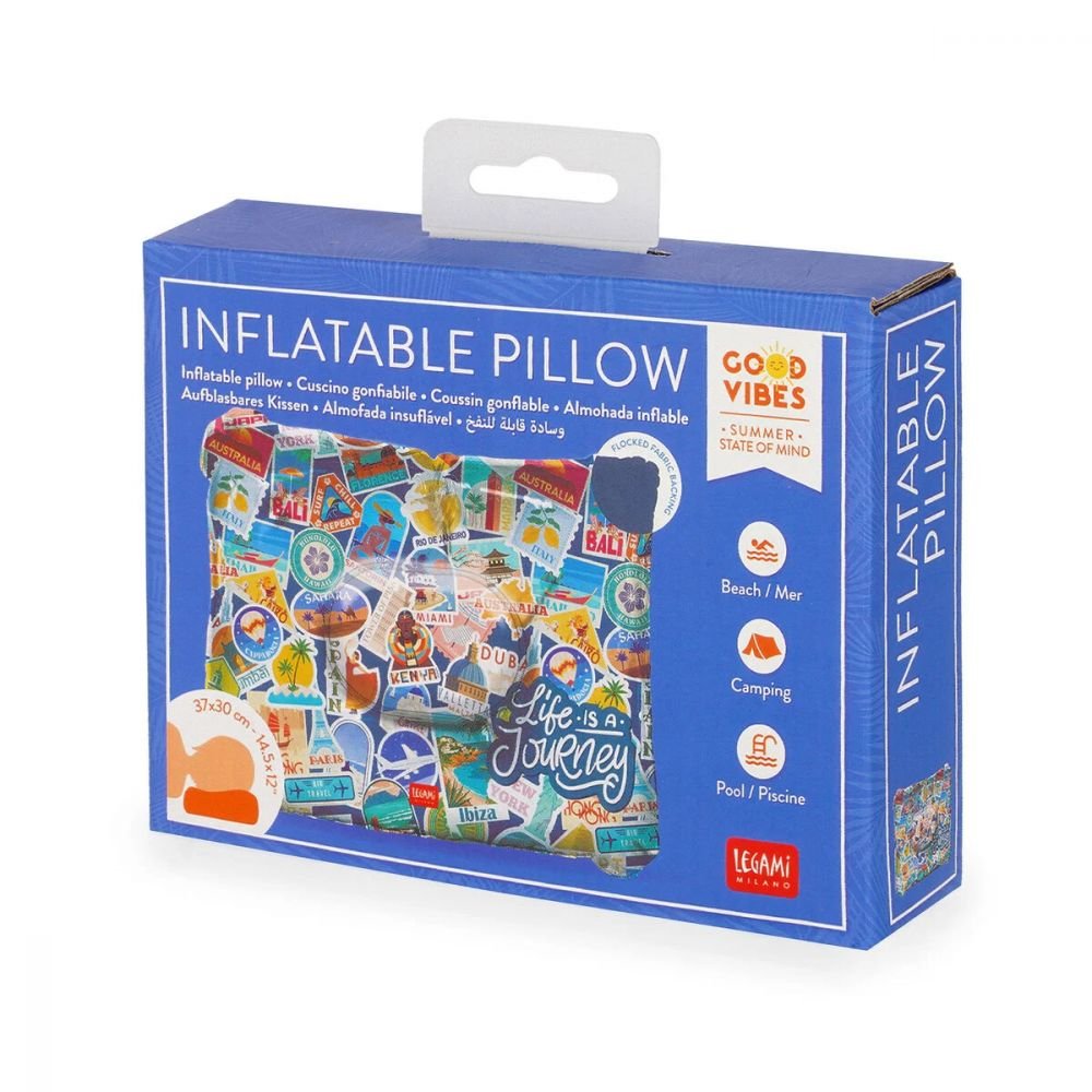 COUSSIN GONFLABLE TRAVEL STICKERS - INFLATABLE PILLOW – Image 2