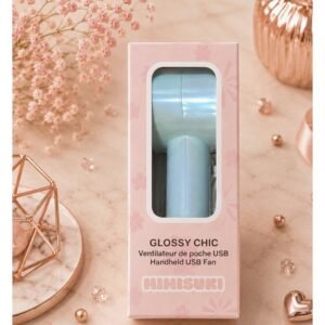 MINI VENTILATEUR GLOSSY - BLEU CLAIR