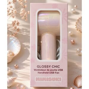 MINI VENTILATEUR GLOSSY - ROSE