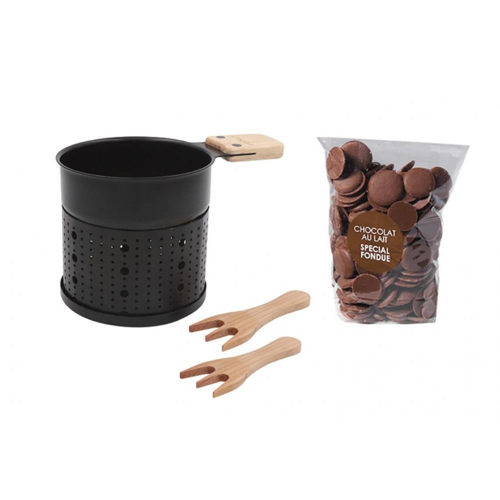 COFFRET FONDUE CHOCOLAT ET CHOCOLAT AU LAIT – Image 2