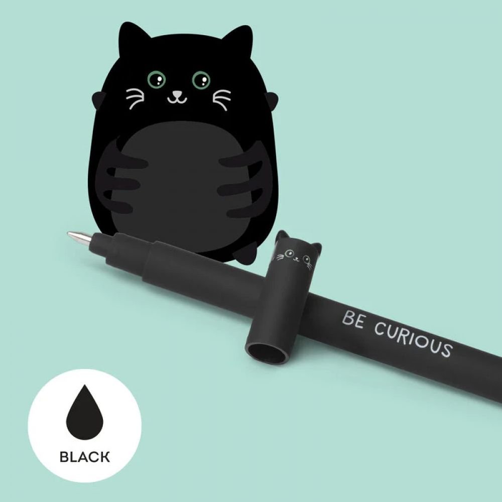 STYLO A ENCRE GEL EFFAÇABLE - CHAT – Image 3