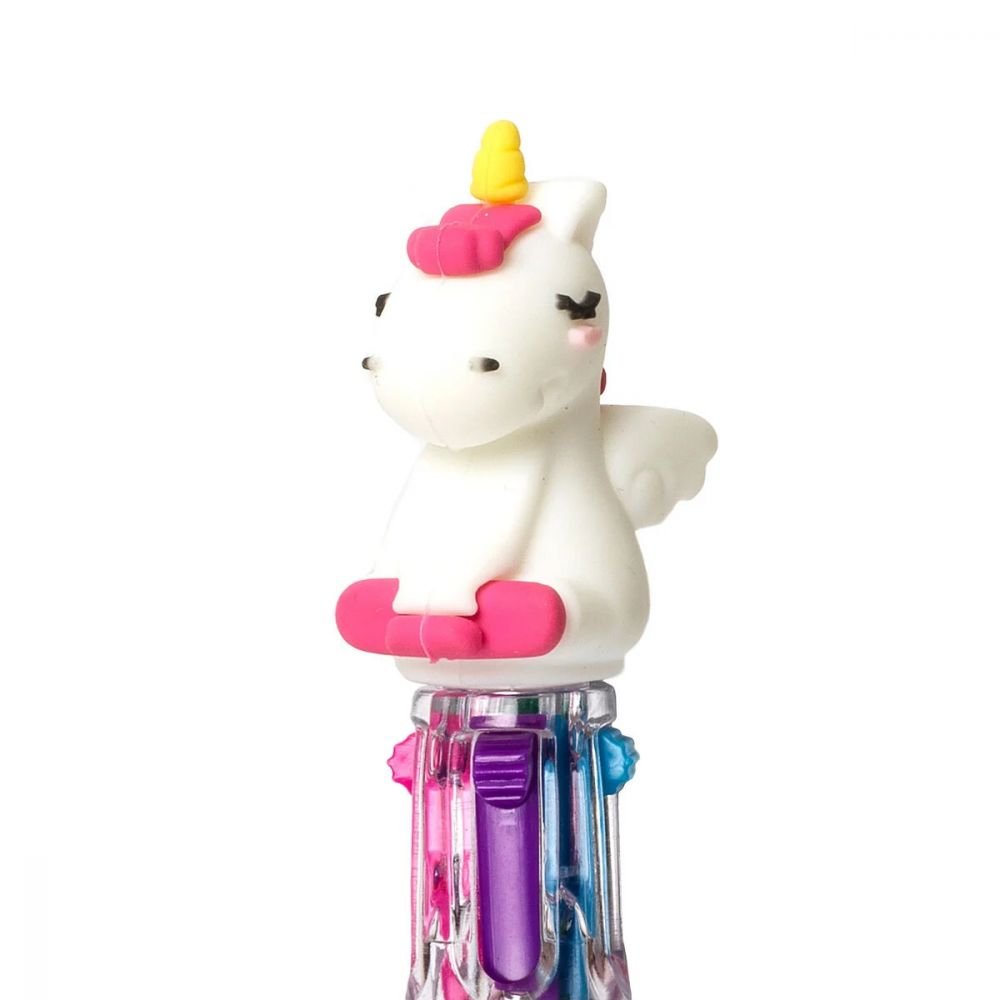 MINI STYLO A BILLE 4 COULEURS - LICORNE - LEGAMI – Image 3