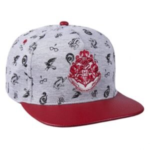 CASQUETTE POUDLARD GRISE ET BORDEAUX