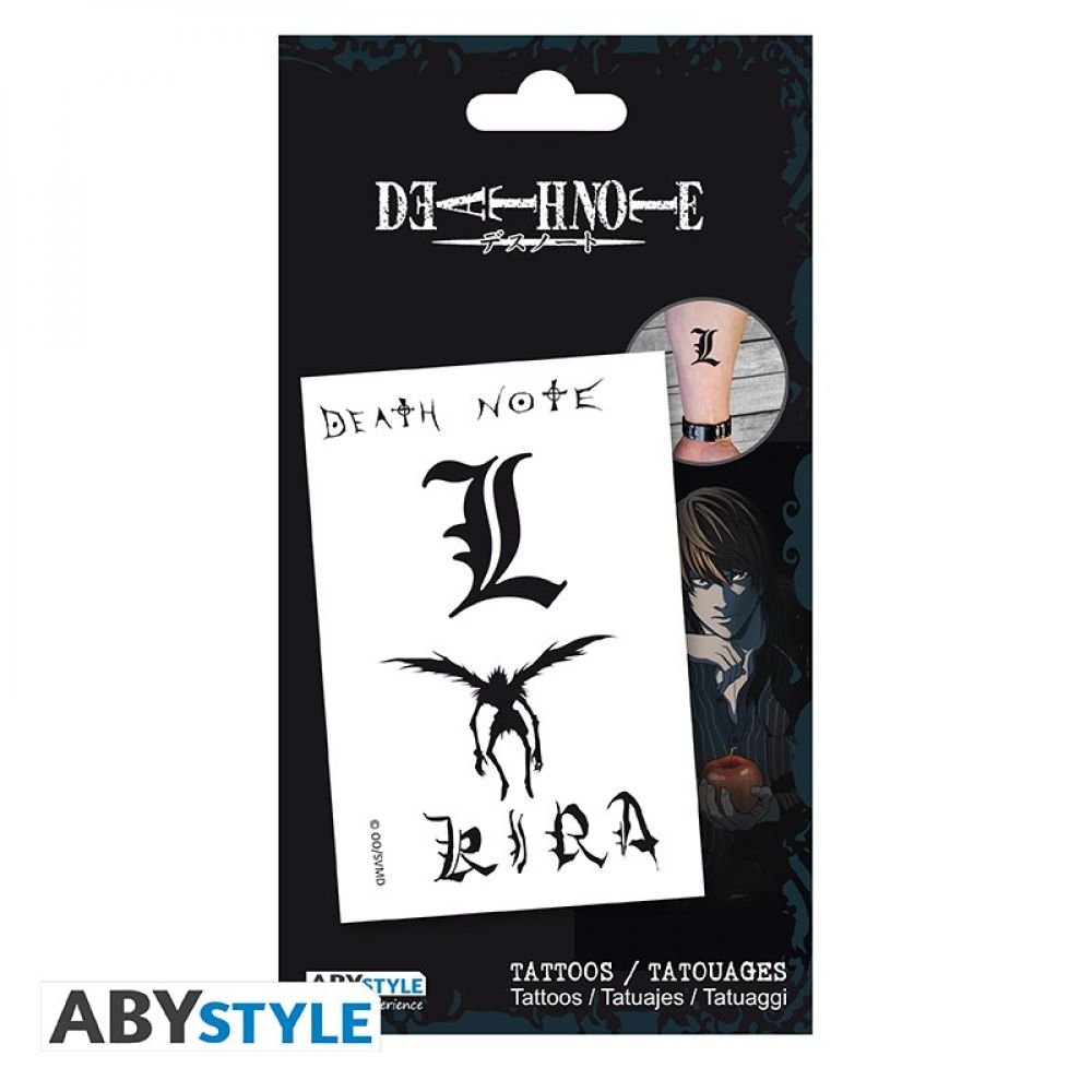TATOUAGES - DEATH NOTE - Planche 15x10cm – Image 2