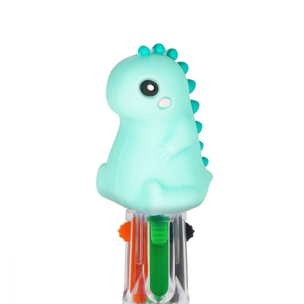 MINI STYLO A BILLE 4 COULEURS - DINO - LEGAMI – Image 3