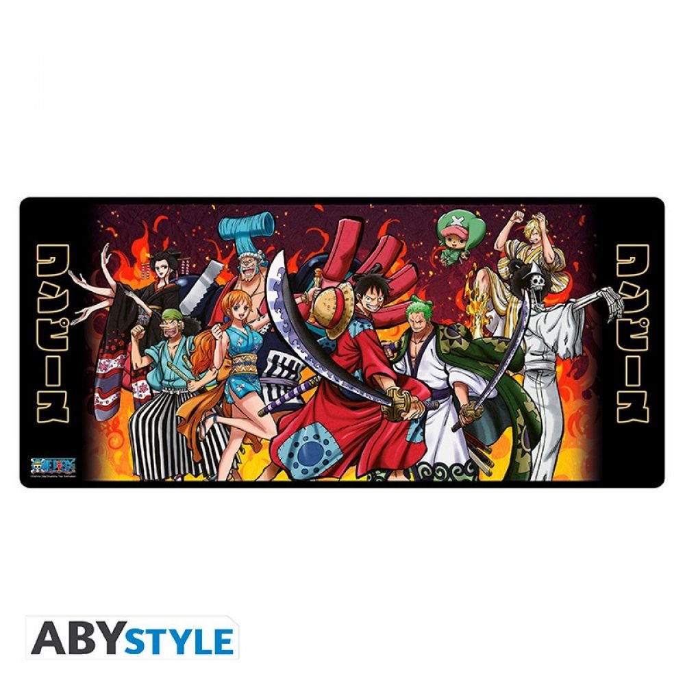 TAPIS DE SOURIS XXL - ONE PIECE - Bataille à Wano
