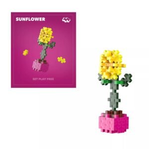 CARTE POP PLANTE - TOURNESOL - PLUS PLUS