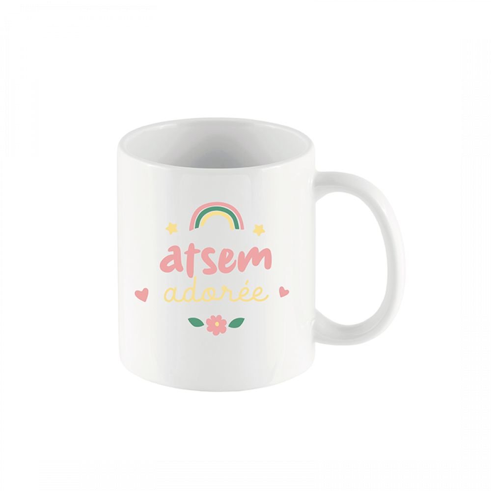 Mug STAN Atsem adorée blanc