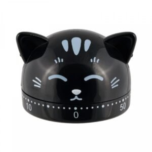 Minuteur chat noir