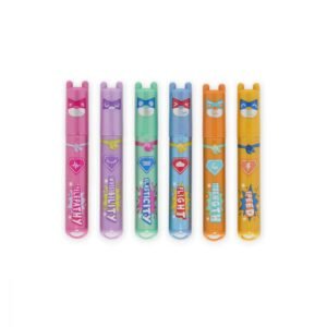 SET DE 6 MINI SURLIGNEURS SUPPERPOWER