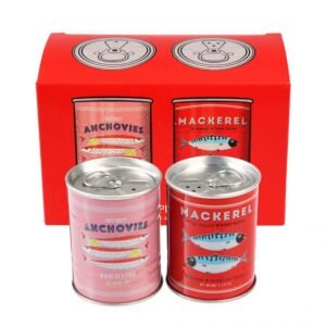Salière et poivrière POISSON en étain
