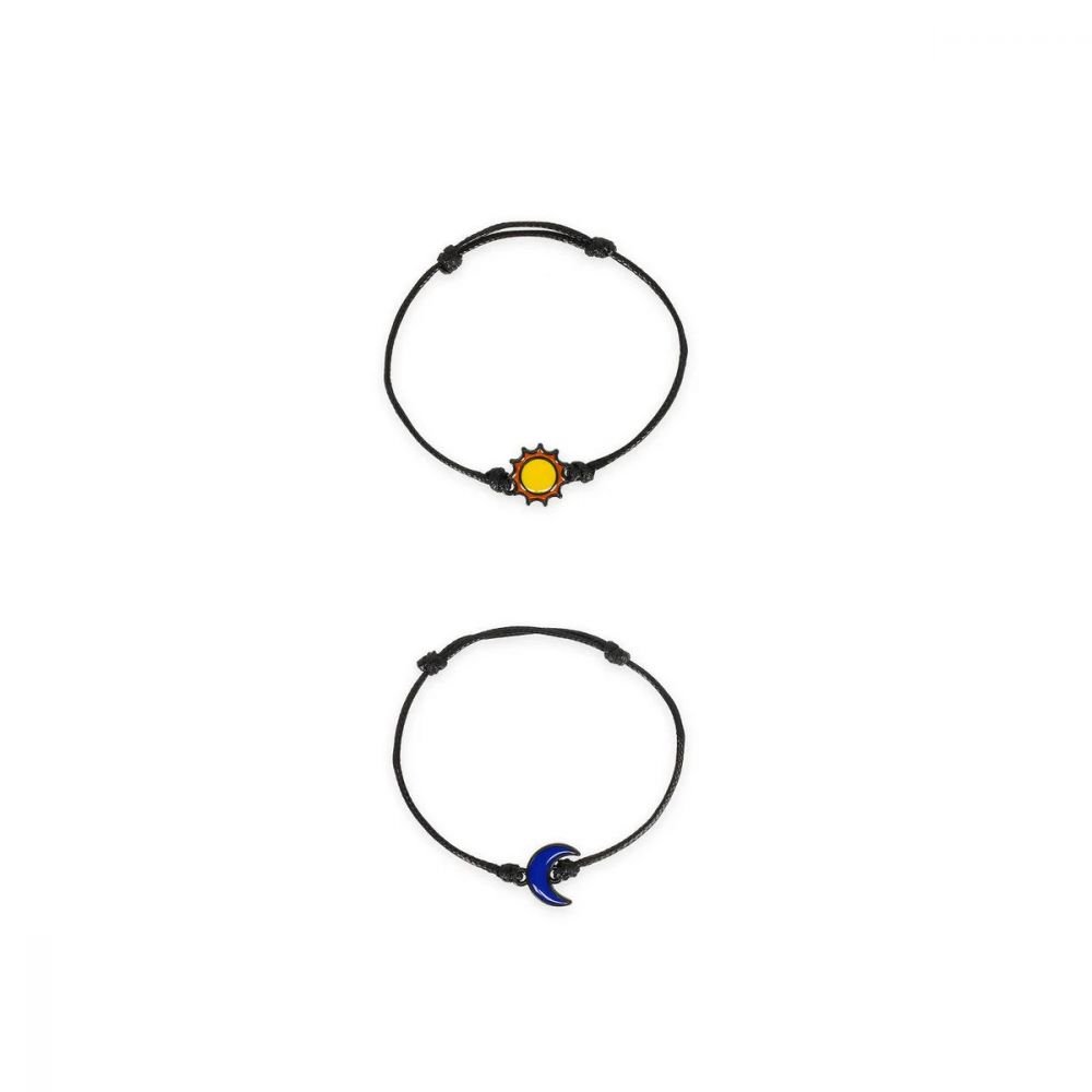 LOT DE 2 BRACELETS - SUN AND MOON