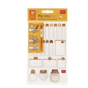 SET DE 66 ETIQUETTES ADHESIVES - TEDDY BEAR