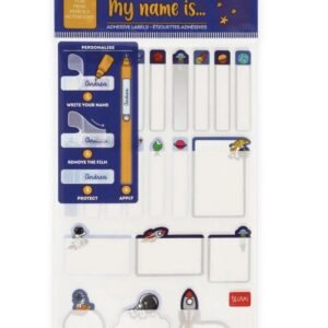 SET DE 66 ETIQUETTES ADHESIVES - ESPACE