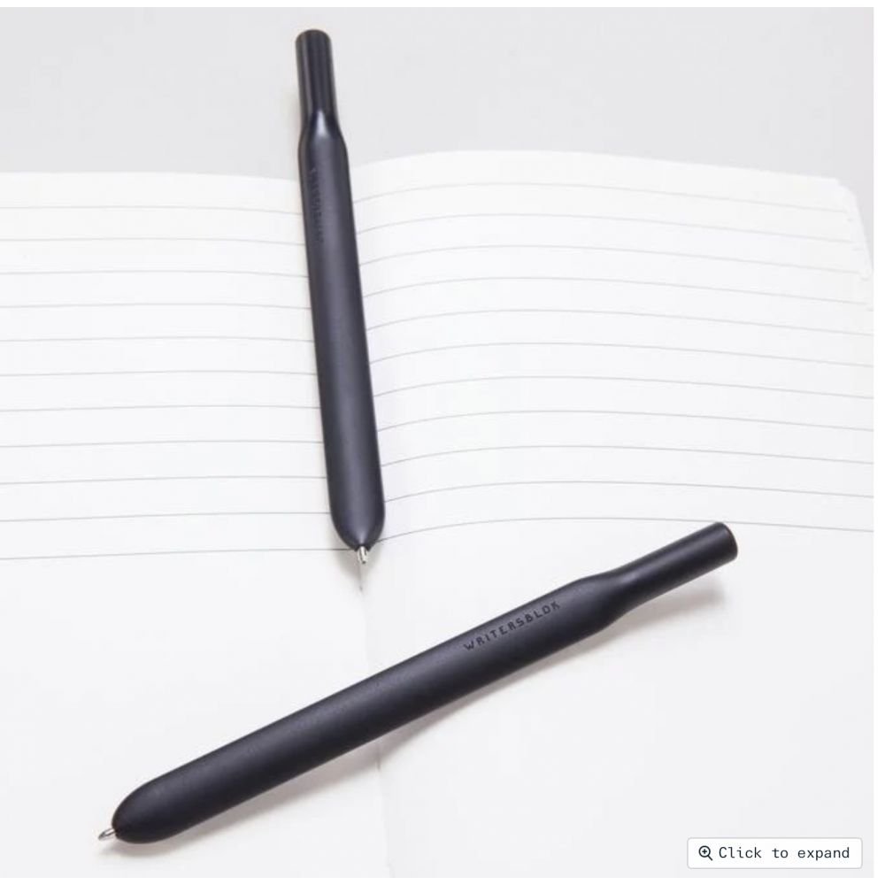 STYLO MARQUE PAGE NOIR