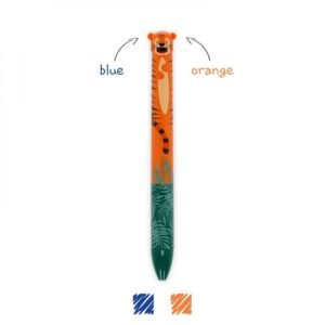 STYLO 2 COULEURS TIGRE