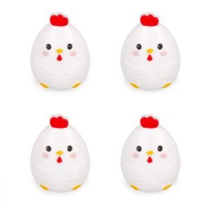 SET 4 CLIPS DE FERMETURE POUR SACHETS - POULE