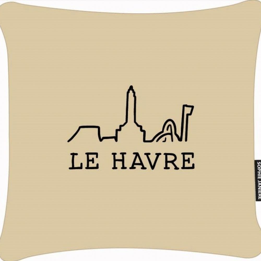 COUSSIN SALOMÉ 25X25CM - LE HAVRE