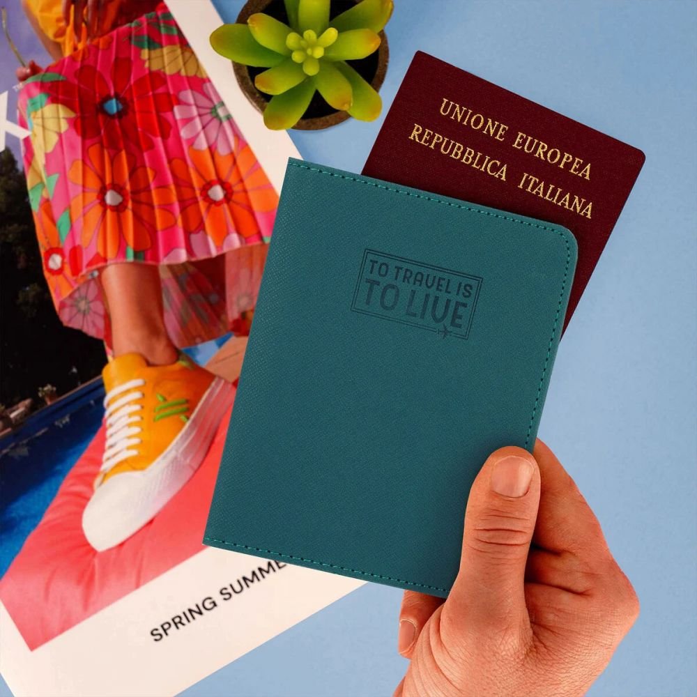 PORTE PASSEPORT - BLEU – Image 3